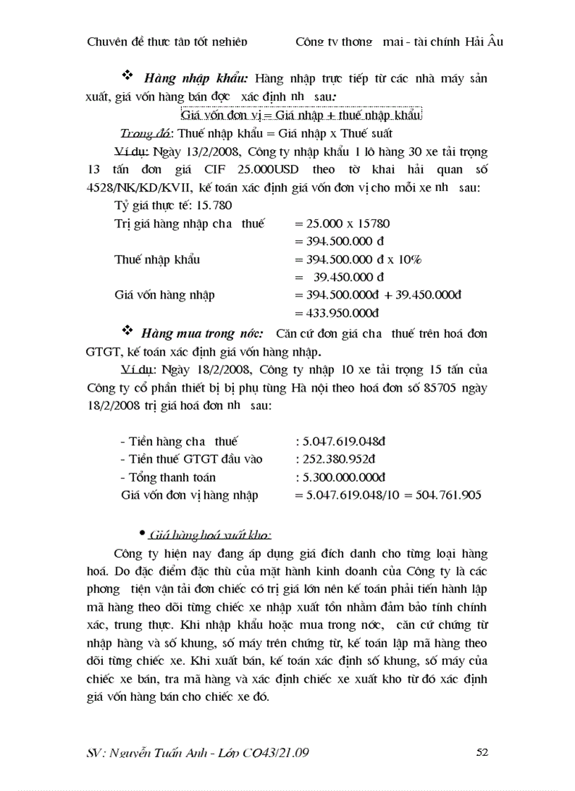 image for page Hoàn thiện kế toán bán hàng và xác định kết quả bán hàng tại công ty thương mại tài chính Hải Â u