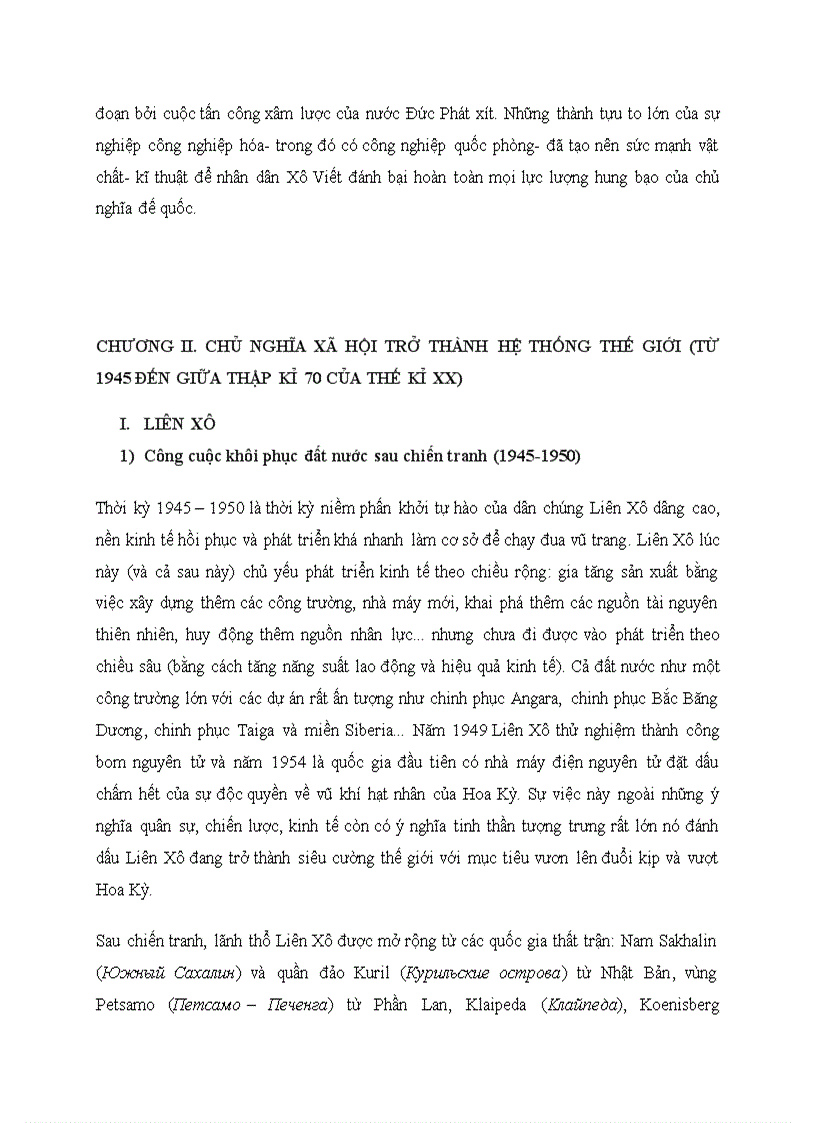 image for page Tìm hiểu quá trình hình thành và thành tựu của hệ thống xã hội chủ nghĩa thế giới từ 1917 đến 199