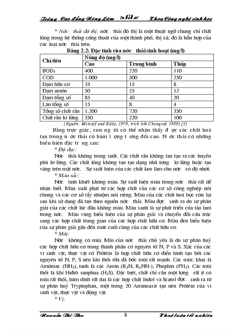 image for page Khảo sát đánh giá tác động của nguồn nước thải đến môi trường từ hoạt động của công ty phân đạm Hà Bắc