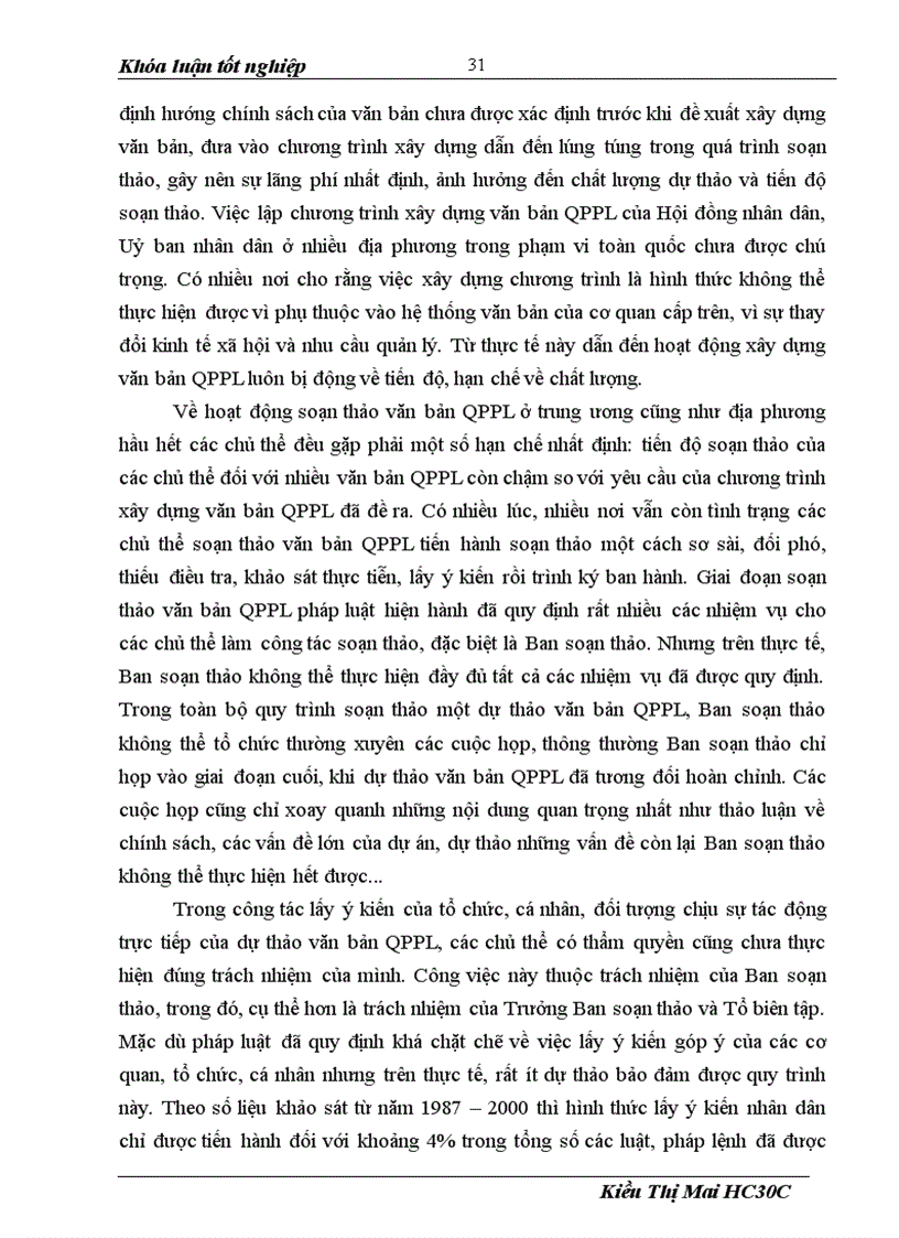 image for page Khóa luận tôt nghiệp HLU Trách nhiệm của các chủ thể trong quá trình xây dựng ban hành văn bản quy phạm pháp luật