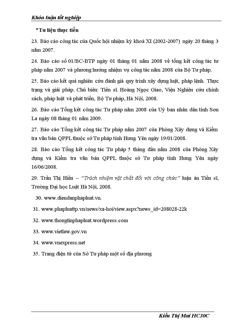 image for page Khóa luận tôt nghiệp HLU Trách nhiệm của các chủ thể trong quá trình xây dựng ban hành văn bản quy phạm pháp luật