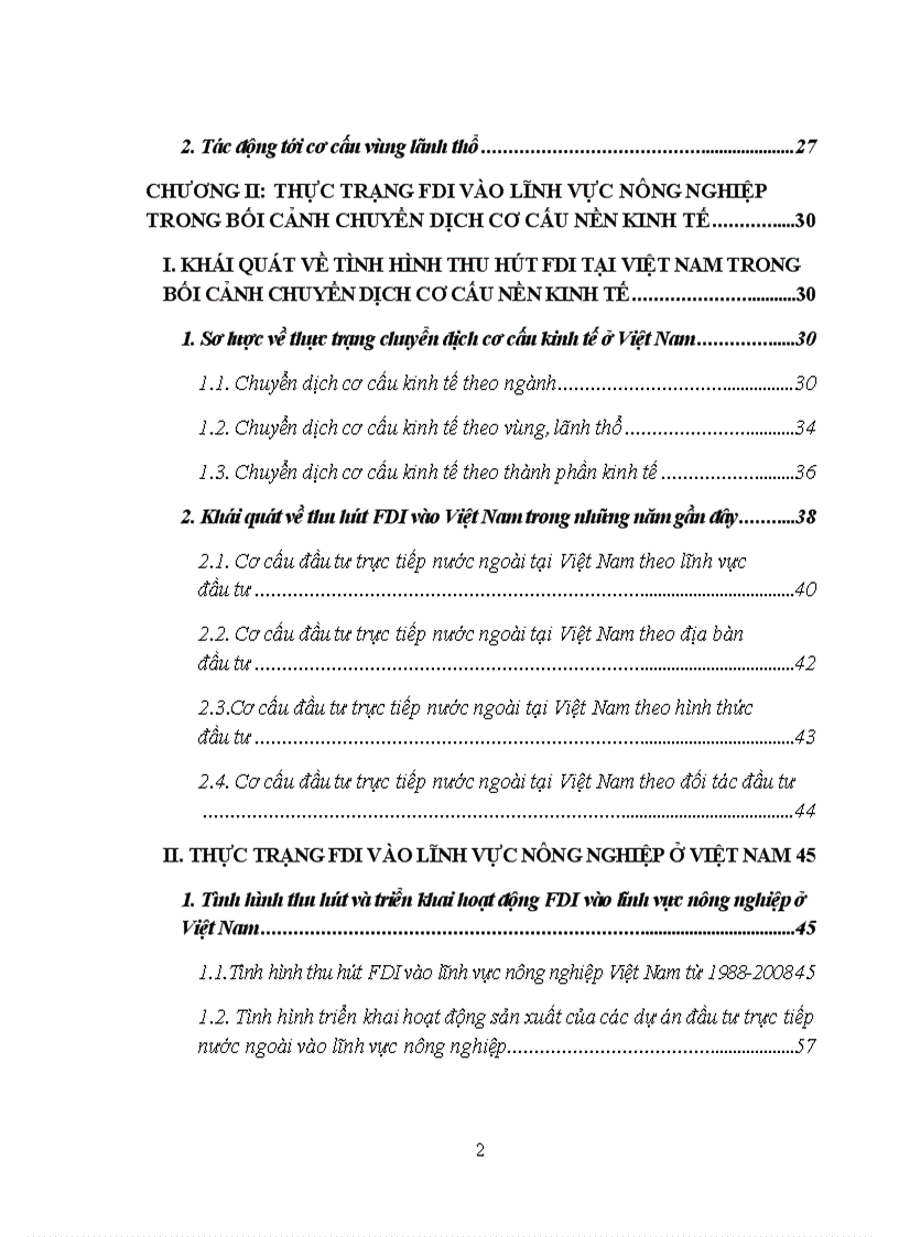 image for page Khóa luận TN Ngoại thương Thu hút FDI vào lĩnh vực nông nghiệp tại Việt Nam trong bối cảnh chuyển dịch cơ cấu nền kinh tế