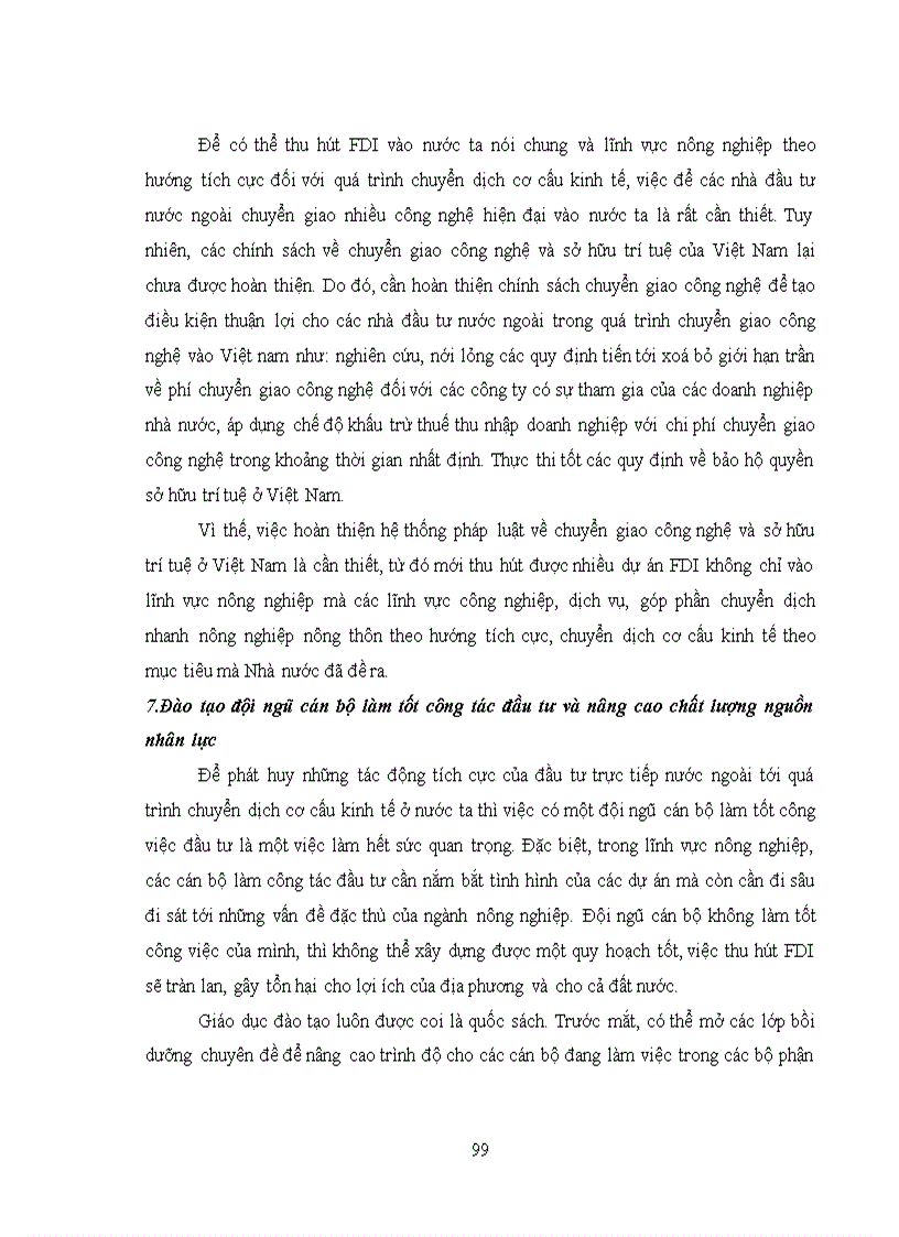 image for page Khóa luận TN Ngoại thương Thu hút FDI vào lĩnh vực nông nghiệp tại Việt Nam trong bối cảnh chuyển dịch cơ cấu nền kinh tế