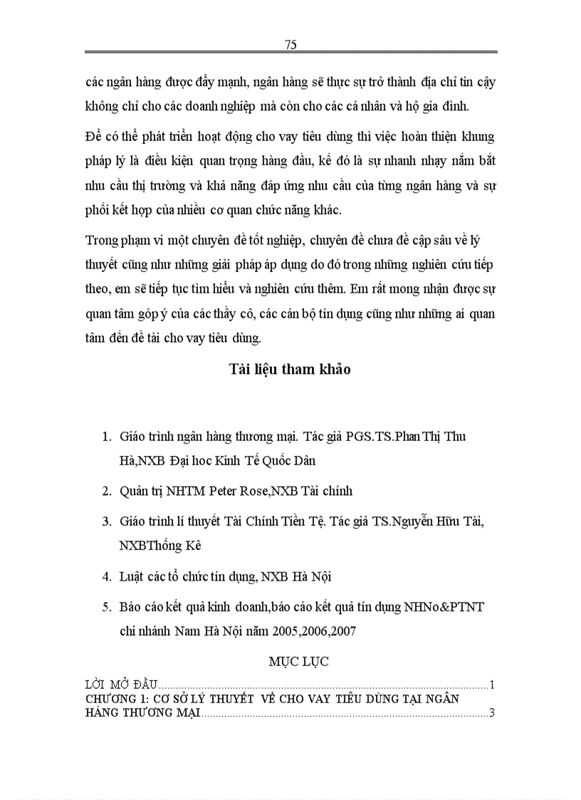 image for page Giải pháp mở rộng hoạt động cho vay tiêu dùng tại chi nhánh NHNo PTNT Nam Hà Nội