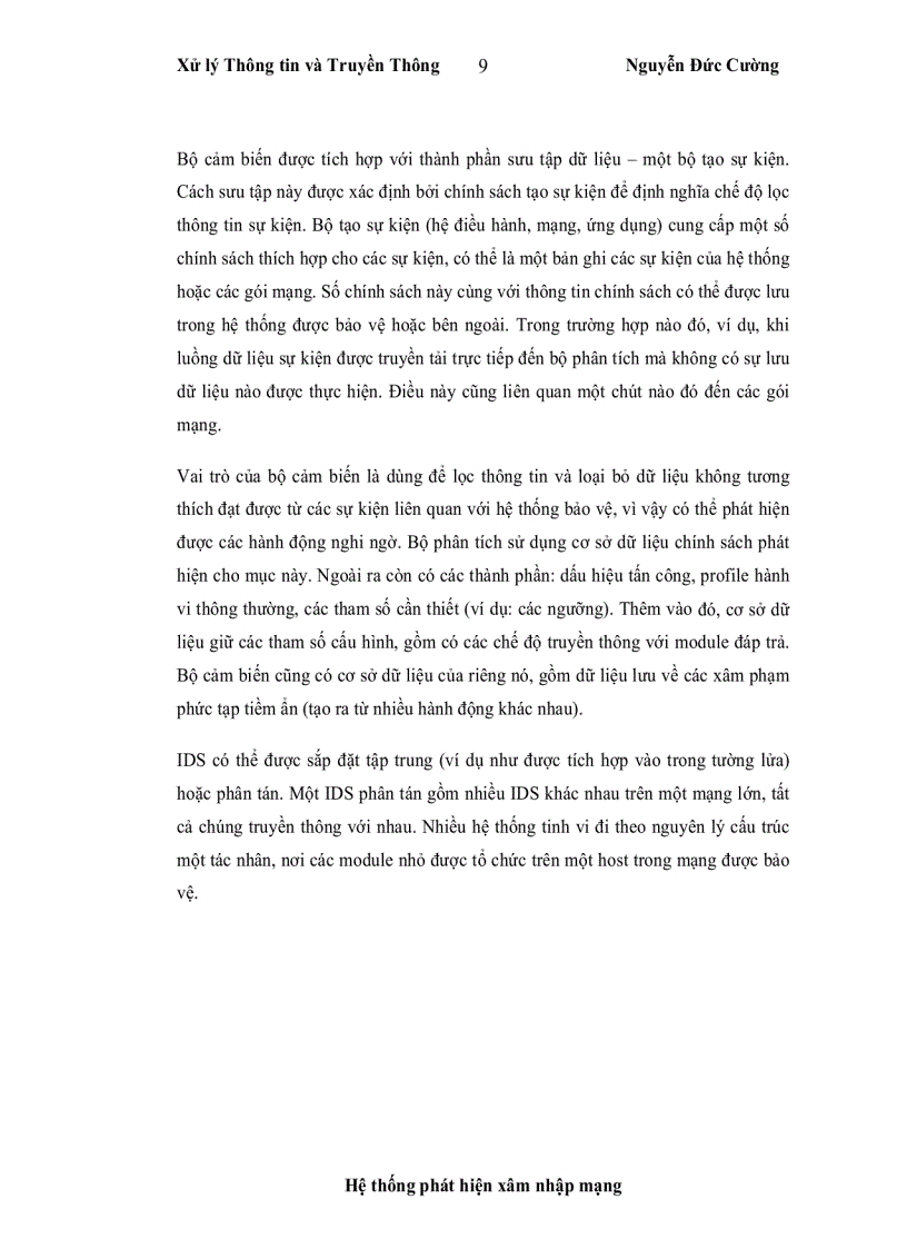 image for page Hệ thống phát hiện xâm nhập mạng