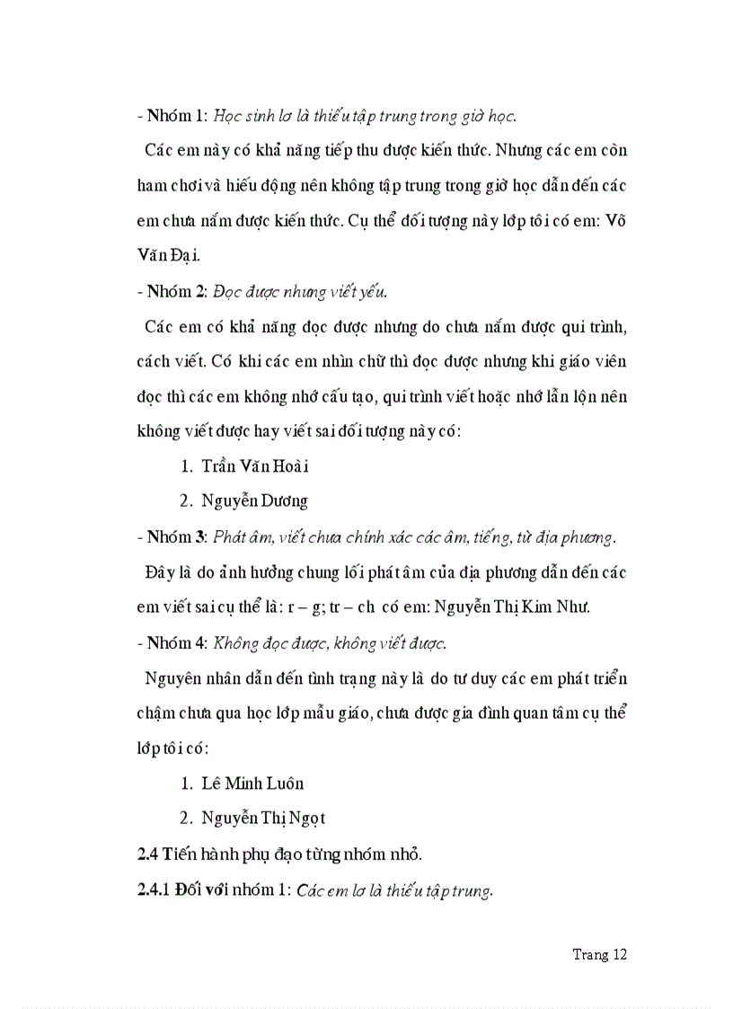 image for page Một số giải pháp góp phần phụ đạo học sinh yếu phân môn học vần lớp