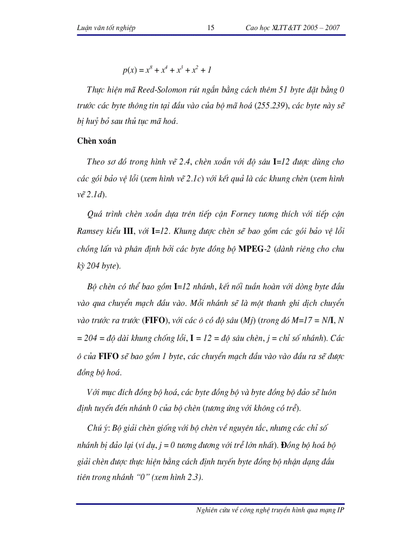 image for page Nghiên cứu về công nghệ truyền hình qua mạng IP IPTV