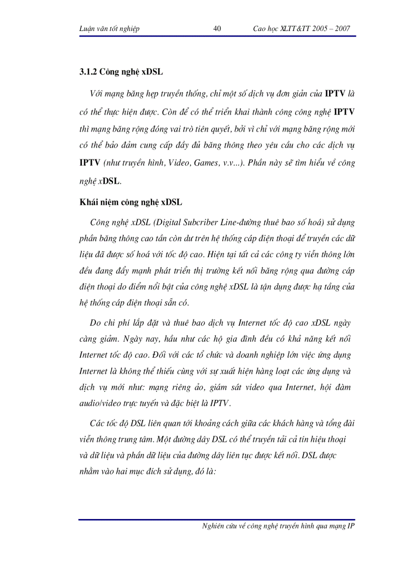 image for page Nghiên cứu về công nghệ truyền hình qua mạng IP IPTV