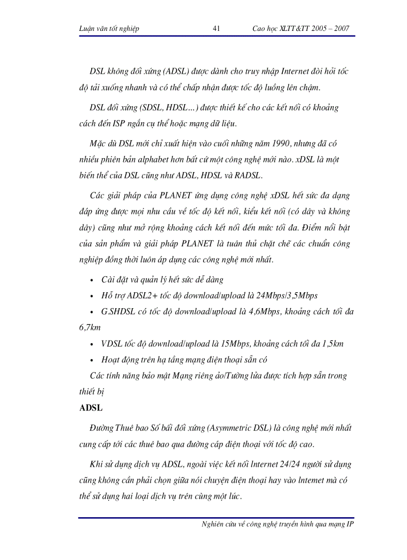 image for page Nghiên cứu về công nghệ truyền hình qua mạng IP IPTV