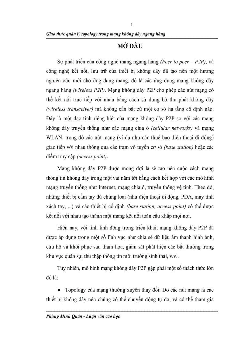 image for page Giao thức quản lý TOPOLOGY trong mạng không dây ngang hàng