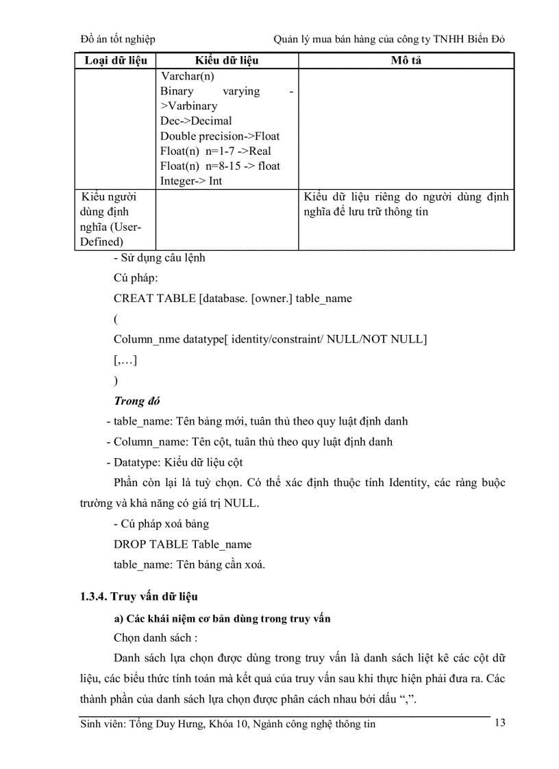 image for page Xây dựng chương trình Quản lý mua bán hàng của công ty TNHH Biển Đỏ