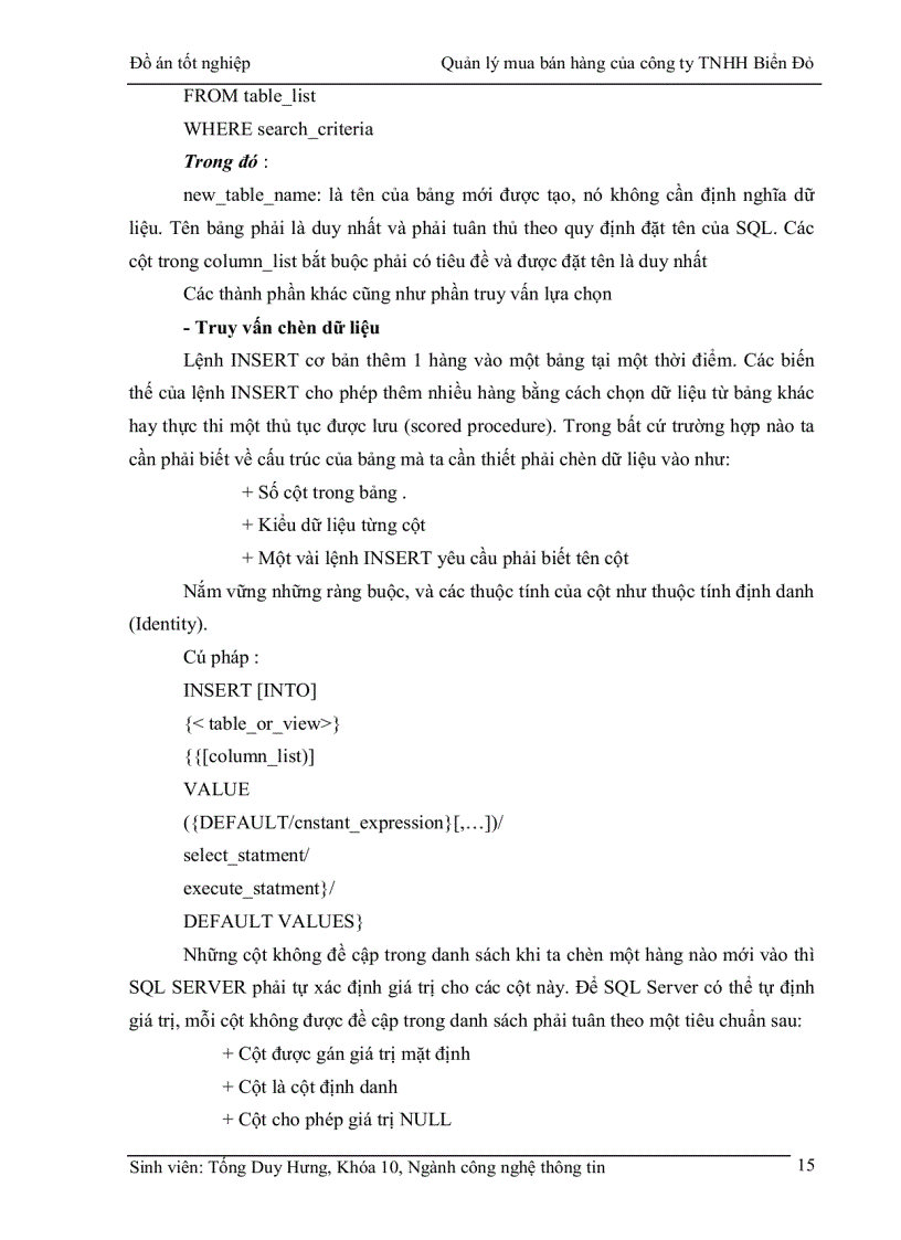 image for page Xây dựng chương trình Quản lý mua bán hàng của công ty TNHH Biển Đỏ