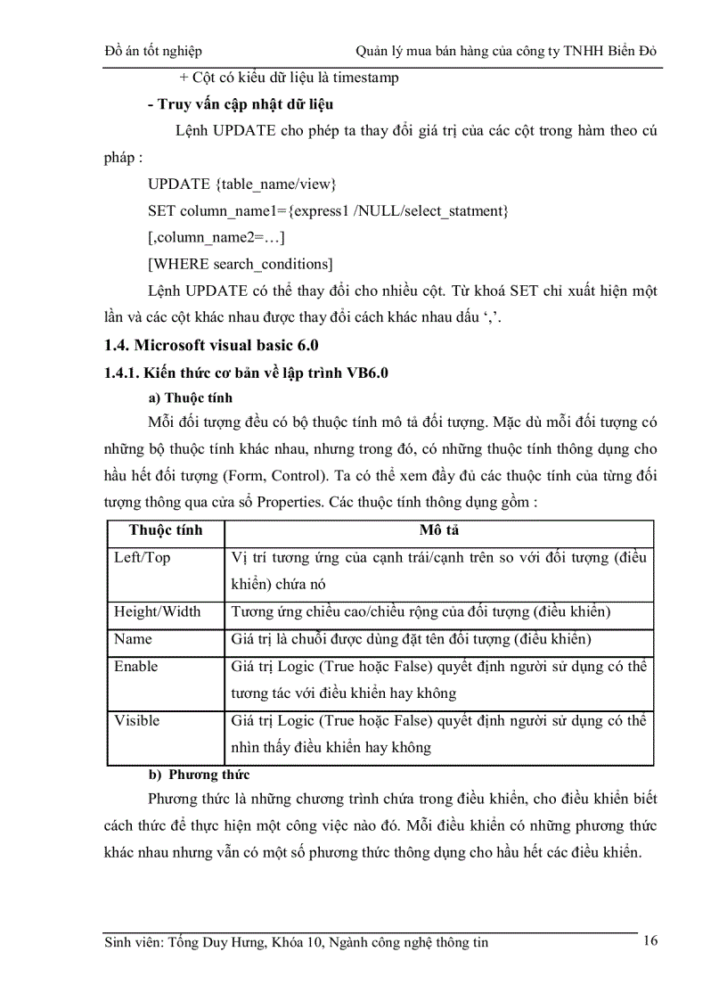 image for page Xây dựng chương trình Quản lý mua bán hàng của công ty TNHH Biển Đỏ