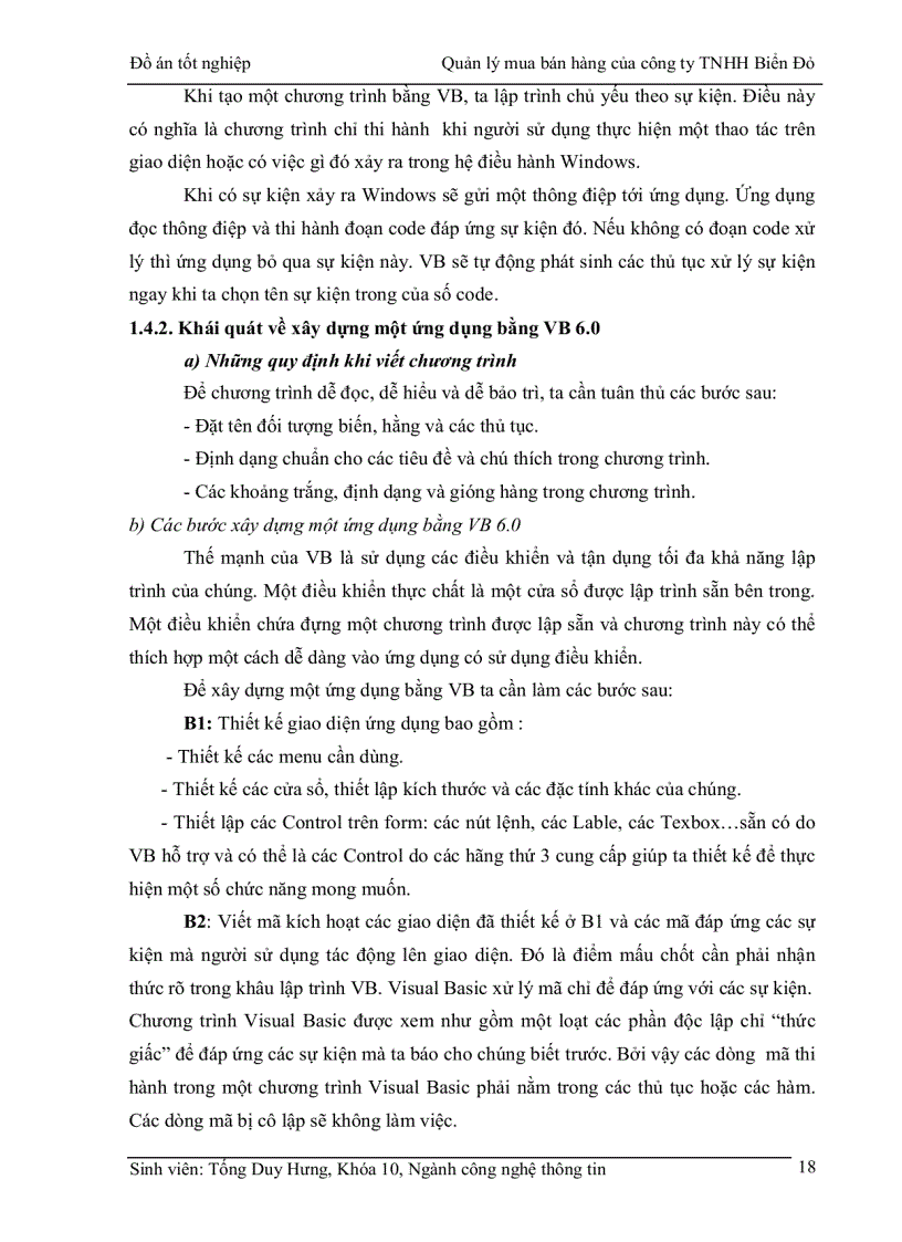 image for page Xây dựng chương trình Quản lý mua bán hàng của công ty TNHH Biển Đỏ