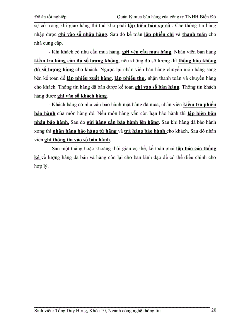 image for page Xây dựng chương trình Quản lý mua bán hàng của công ty TNHH Biển Đỏ