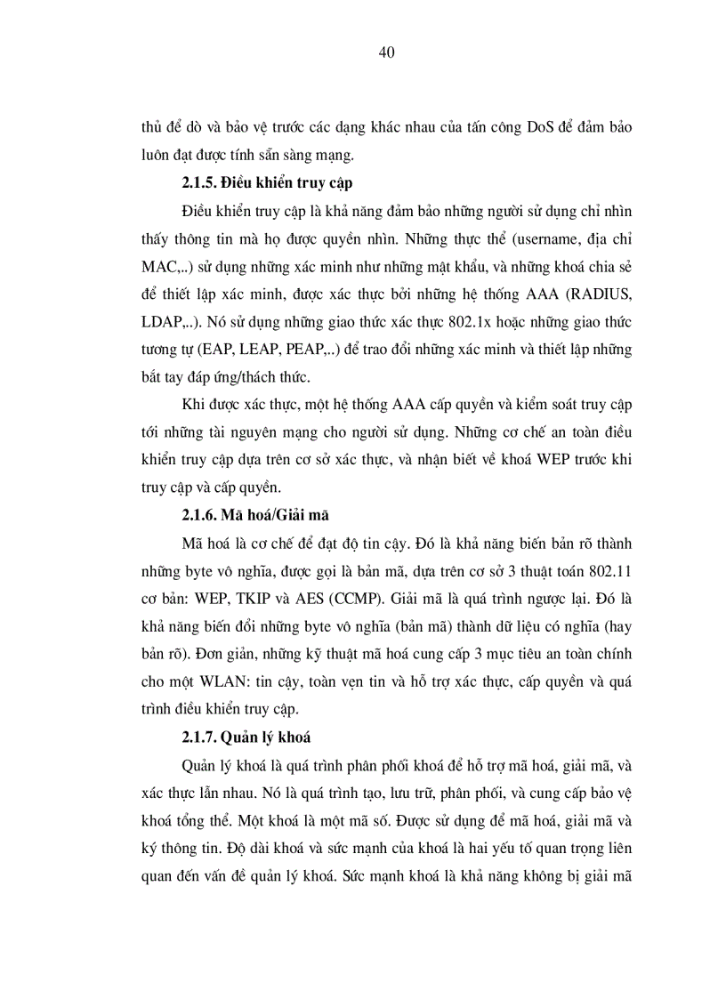image for page Nghiên cứu vấn đề an toàn mạng cục bộ không dây