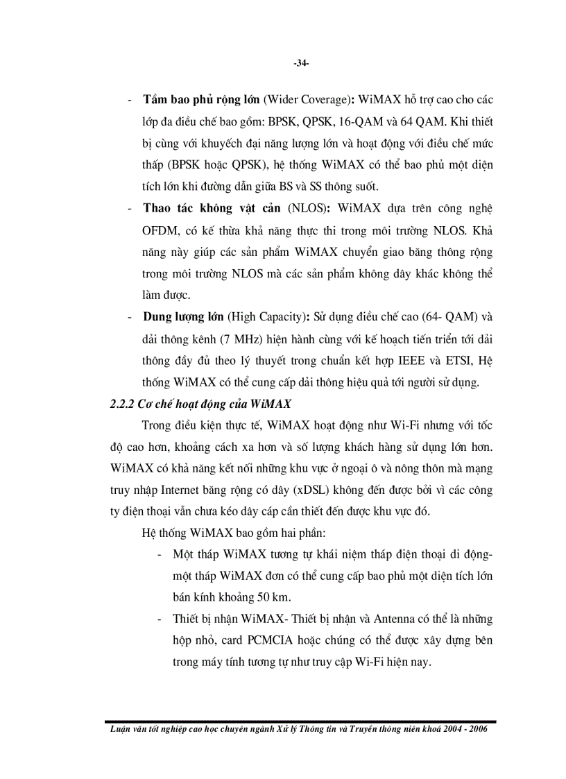 image for page Mạng không dây băng thông rộng Wimax Các vấn đề về công nghệ và triển khai ứng dụng