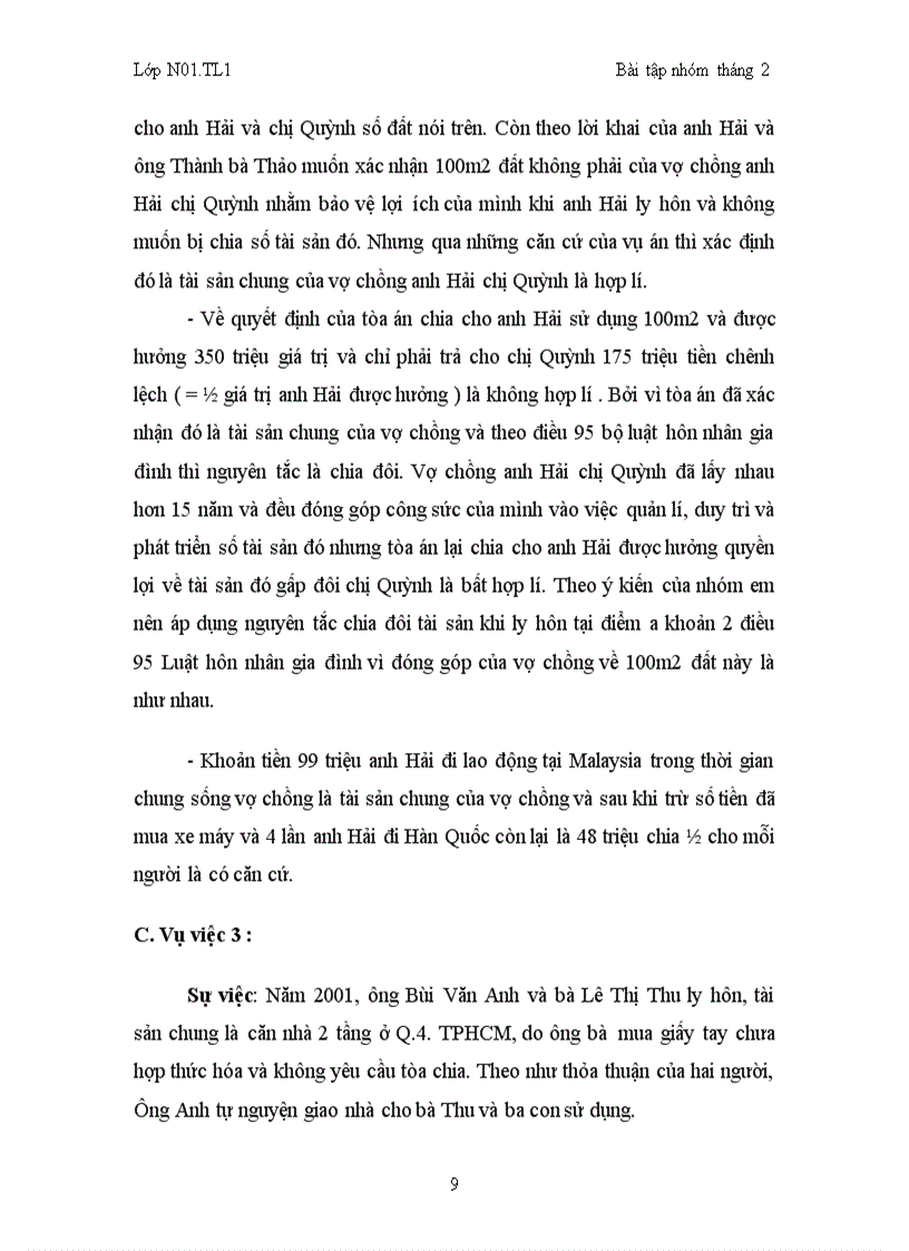 image for page Phân chia tài sản chung hợp nhất của vợ chồng khi ly hôn