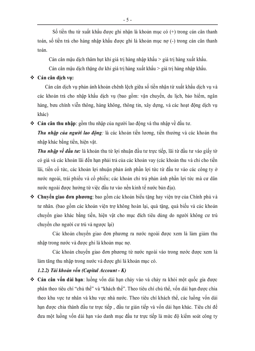 image for page Thực trạng và xu hướng của cán cân thanh toán của Việt Nam