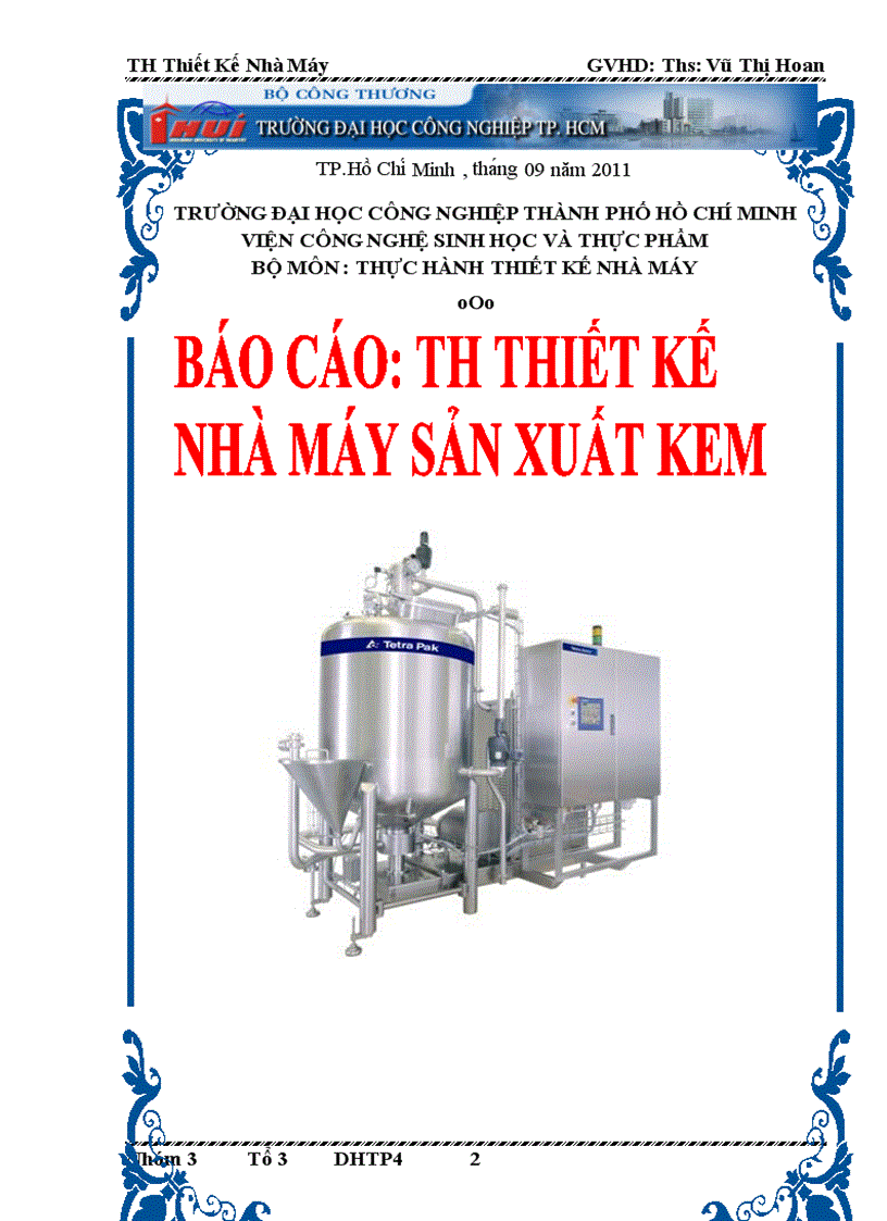 Thiết Kế Nhà Máy Sản Xuất Kem Que