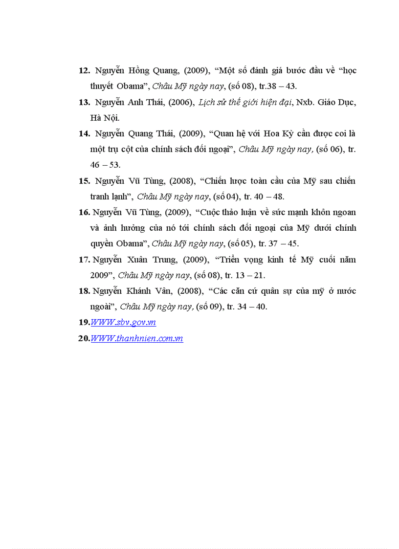 image for page Tham vọng của Mỹ trong thế kỷ XXI