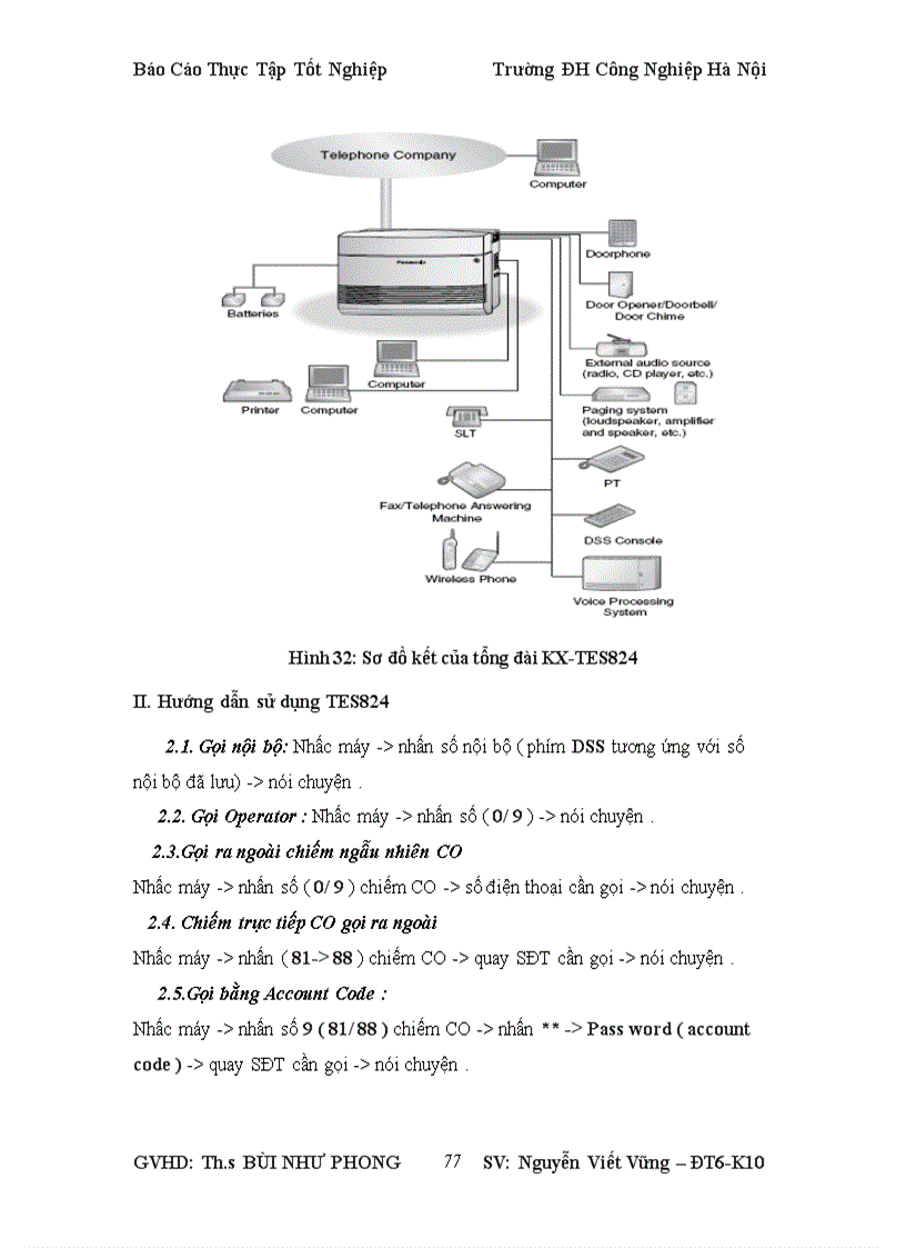image for page Tổng đài panasonic kx tes