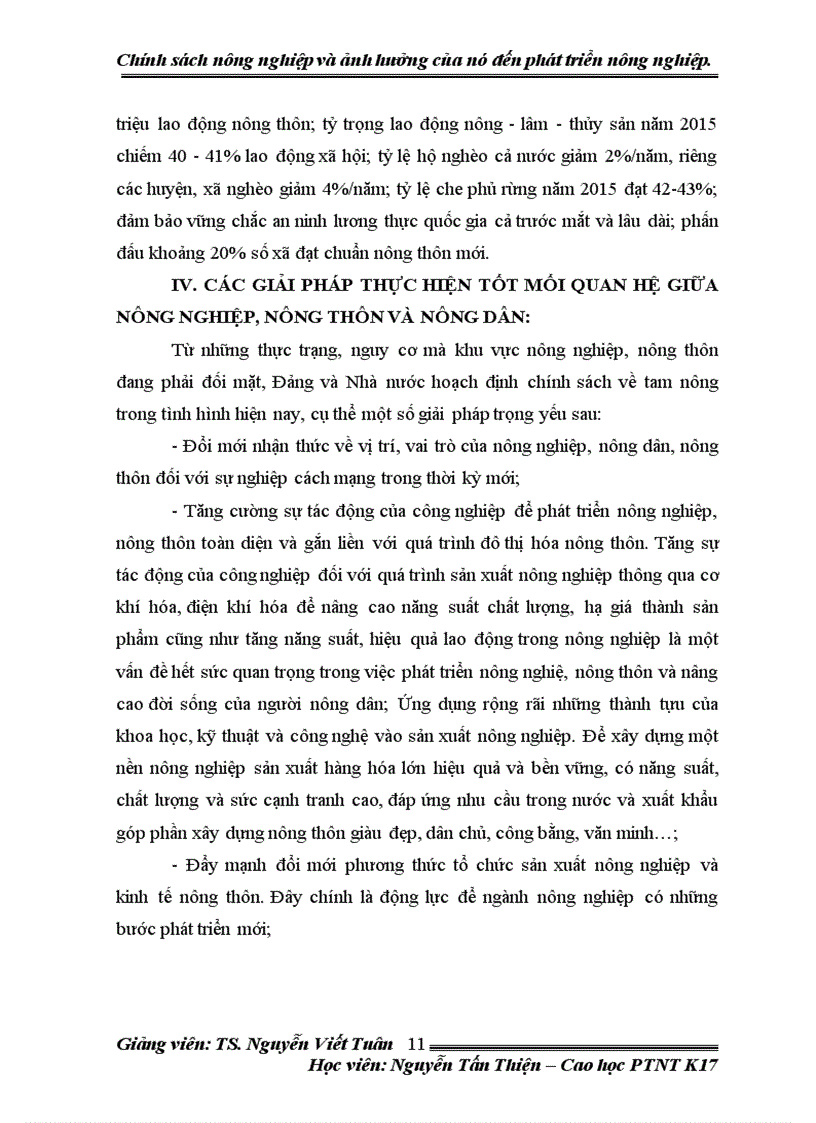 image for page Chính sách nông nghiệp và ảnh hưởng của nó trong phát triển nông thôn