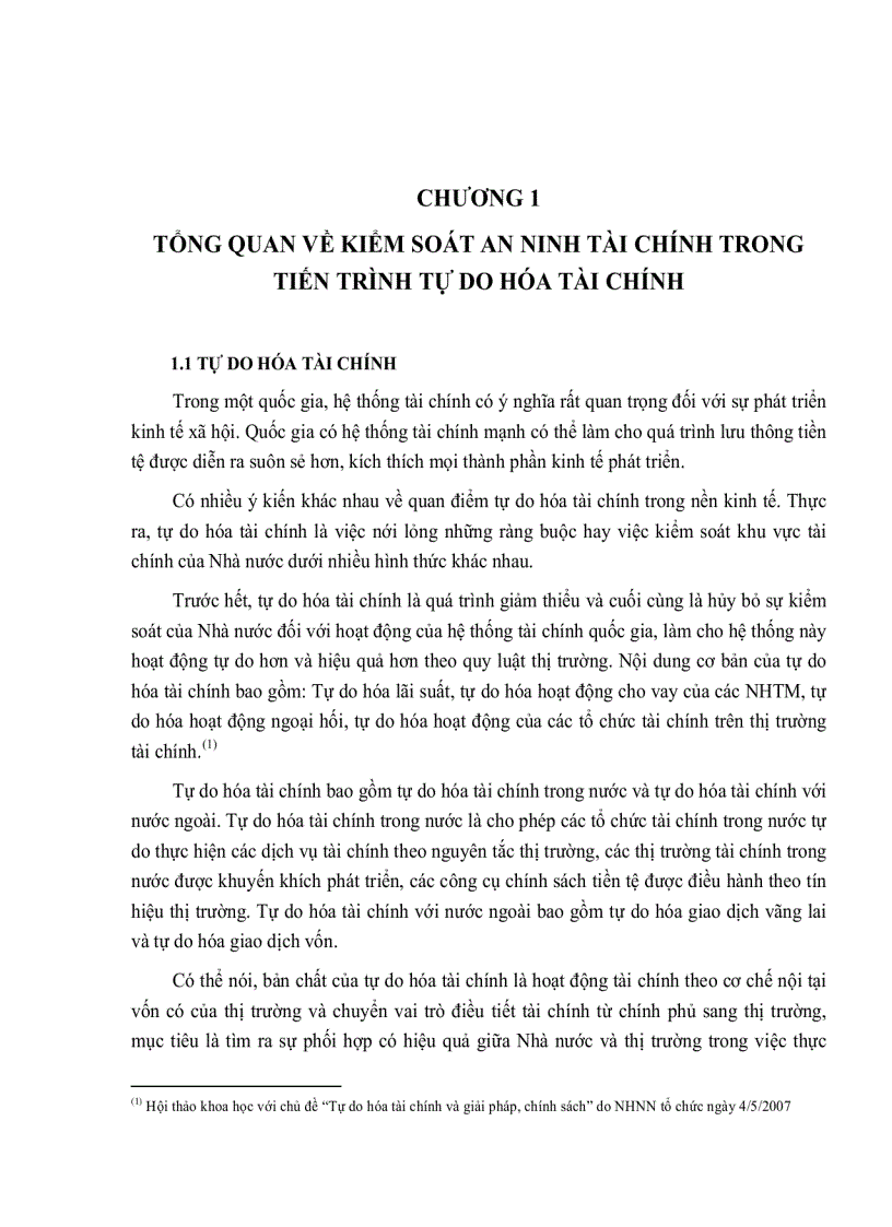 image for page Các giải pháp kiểm soát an ninh tài chính trong tiến trình tự do hóa tài chính của Việt Nam