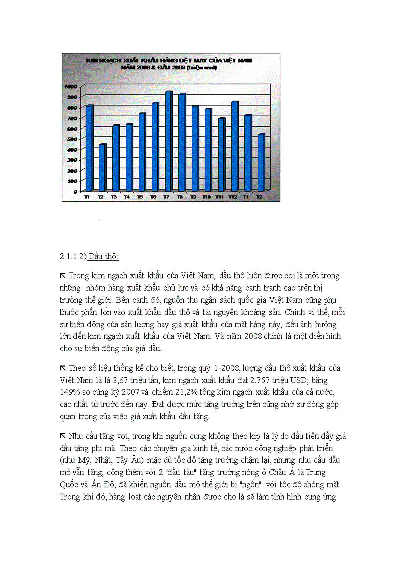 image for page Cán cân vãng lai VIỆT NAM từ năm 2007 2010