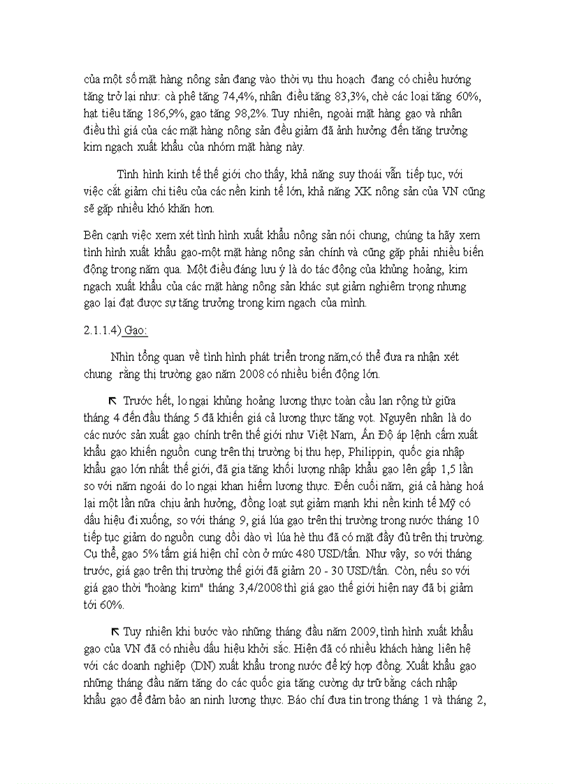 image for page Cán cân vãng lai VIỆT NAM từ năm 2007 2010