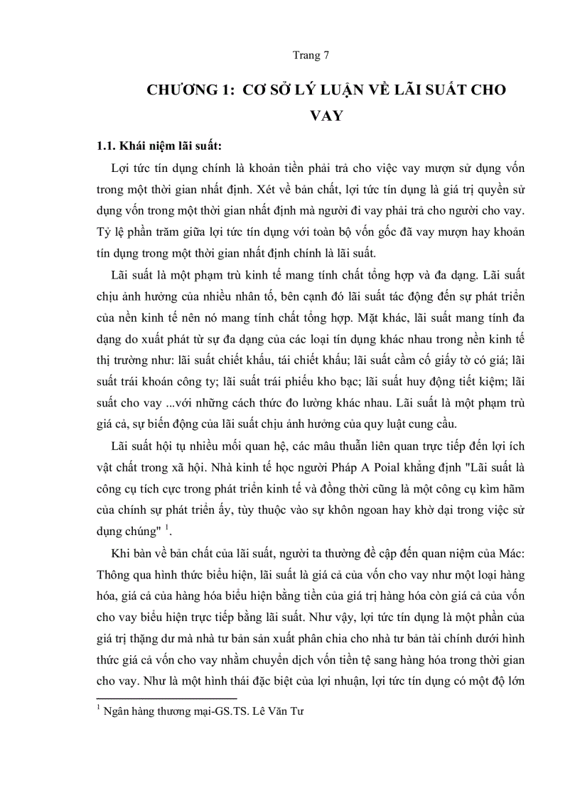 image for page Phương pháp xác định lãi xuất cho vay qua đánh giá tín dụng Doanh nghiệp tại Ngân hàng Thương mại Việt Nam