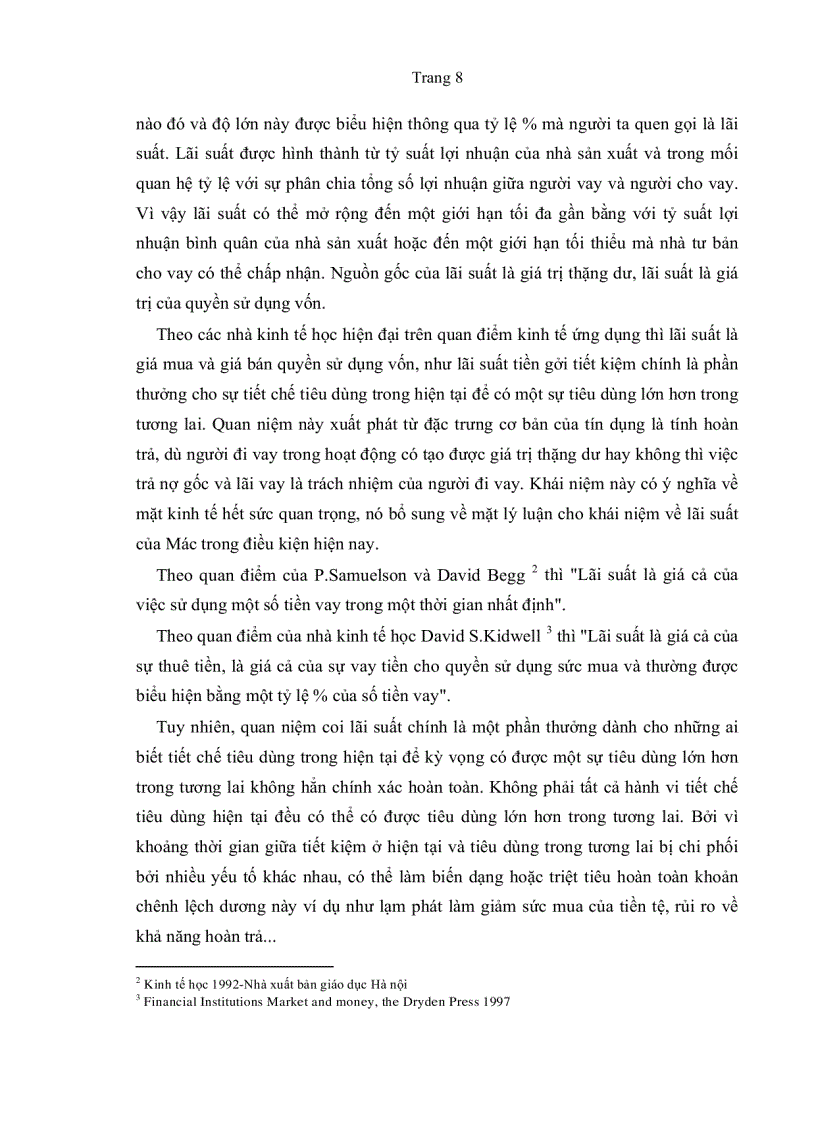 image for page Phương pháp xác định lãi xuất cho vay qua đánh giá tín dụng Doanh nghiệp tại Ngân hàng Thương mại Việt Nam