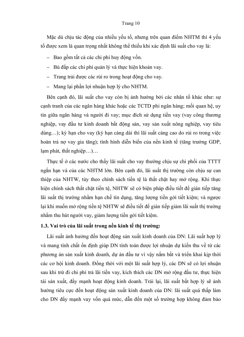 image for page Phương pháp xác định lãi xuất cho vay qua đánh giá tín dụng Doanh nghiệp tại Ngân hàng Thương mại Việt Nam