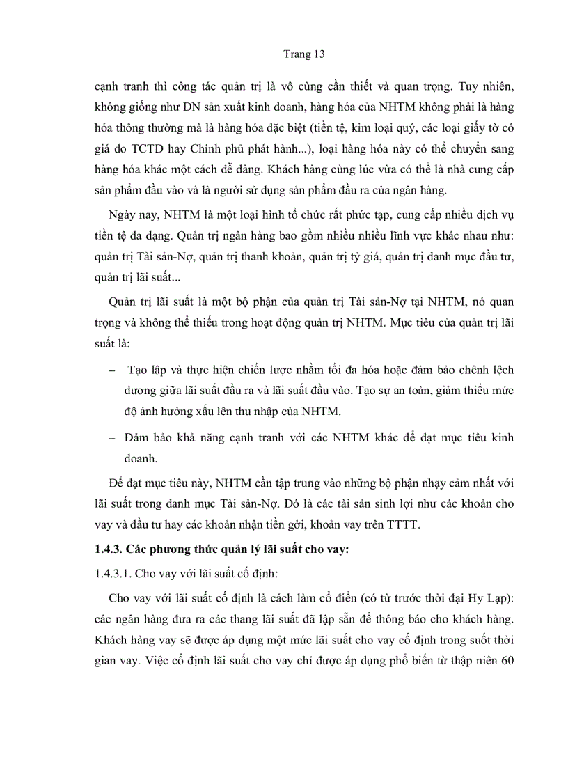 image for page Phương pháp xác định lãi xuất cho vay qua đánh giá tín dụng Doanh nghiệp tại Ngân hàng Thương mại Việt Nam