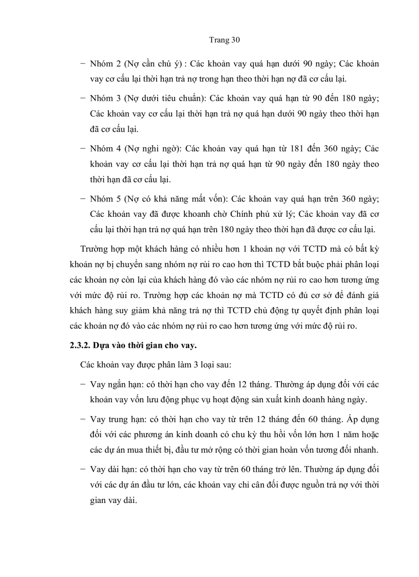 image for page Phương pháp xác định lãi xuất cho vay qua đánh giá tín dụng Doanh nghiệp tại Ngân hàng Thương mại Việt Nam