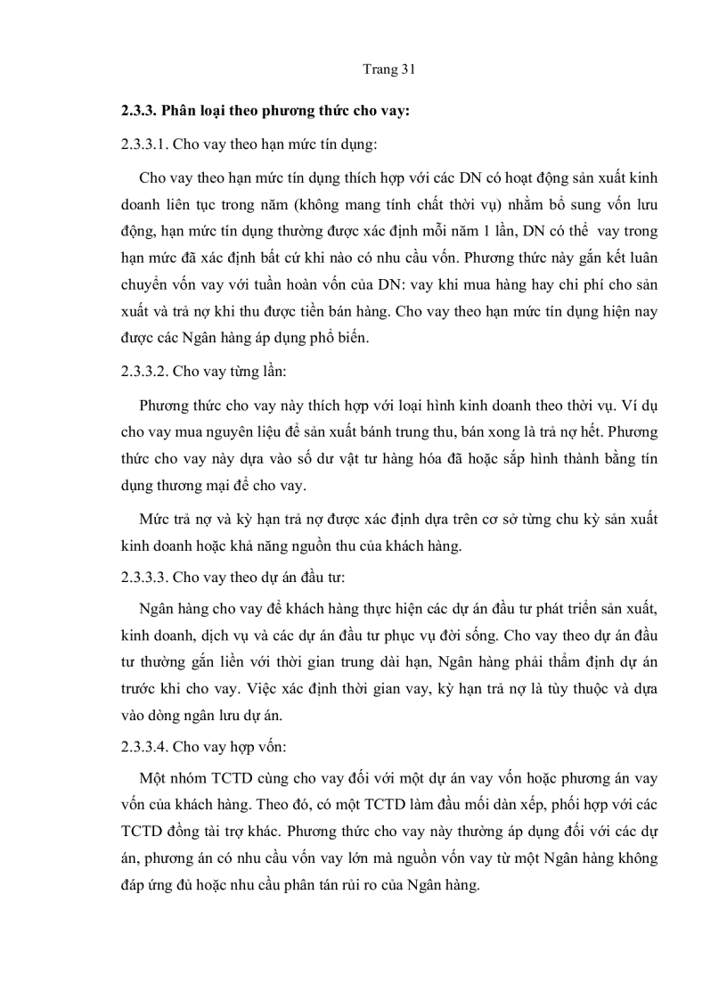 image for page Phương pháp xác định lãi xuất cho vay qua đánh giá tín dụng Doanh nghiệp tại Ngân hàng Thương mại Việt Nam