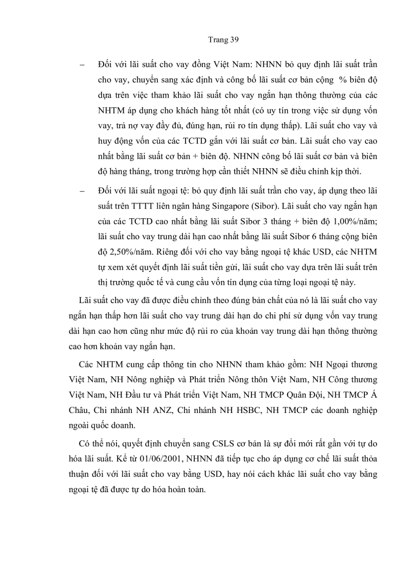 image for page Phương pháp xác định lãi xuất cho vay qua đánh giá tín dụng Doanh nghiệp tại Ngân hàng Thương mại Việt Nam