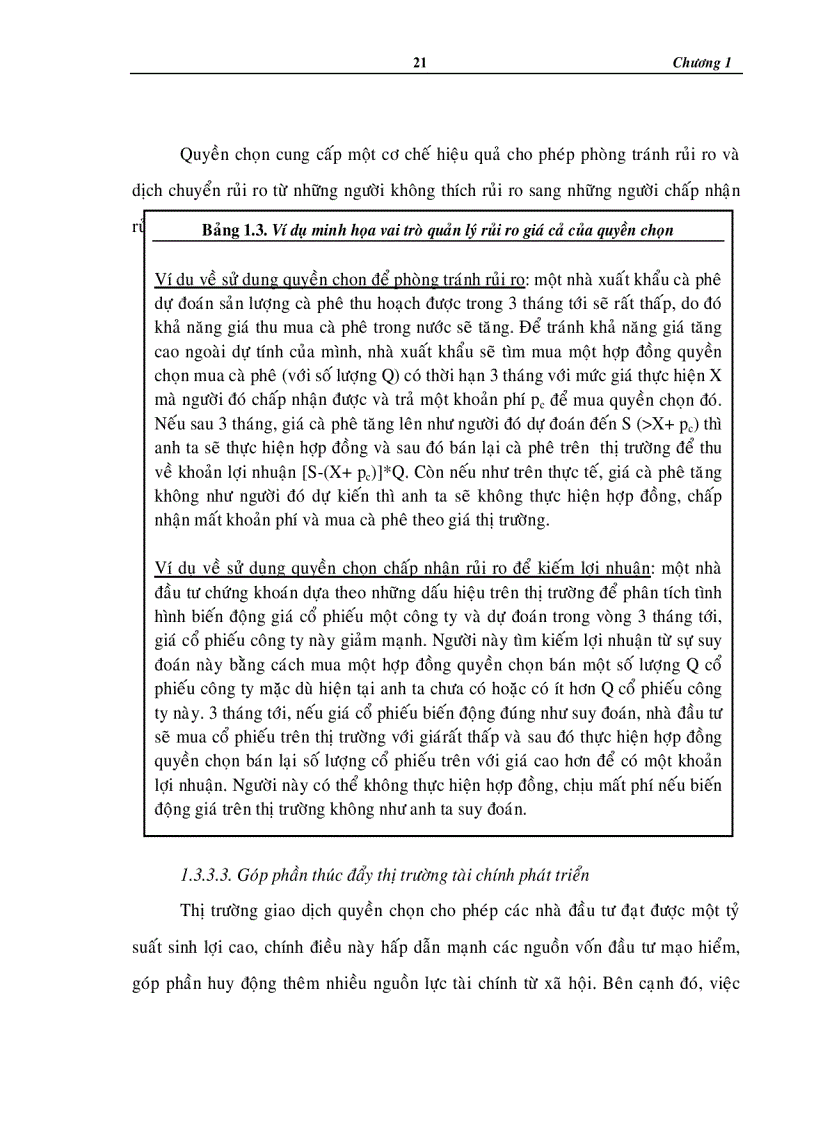 image for page Quyền chọn thị trường chứng khoán và một số giải pháp làm tăng khả năng áp dụng công cụ này vào thị trường chứng khoán Việt Nam