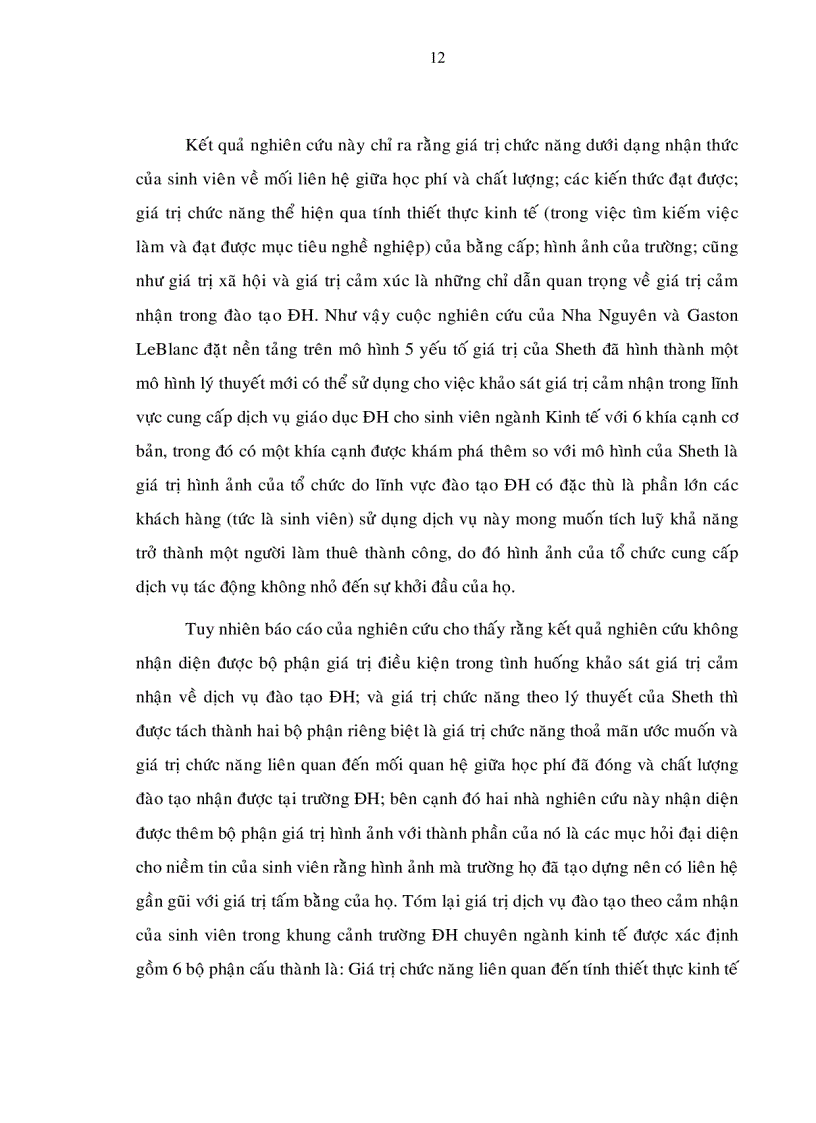 image for page Cảm nhận của sinh sinh về chất lượng dịch vu đào tạo của khoa kinh tế Trường ĐH Thủy Sản