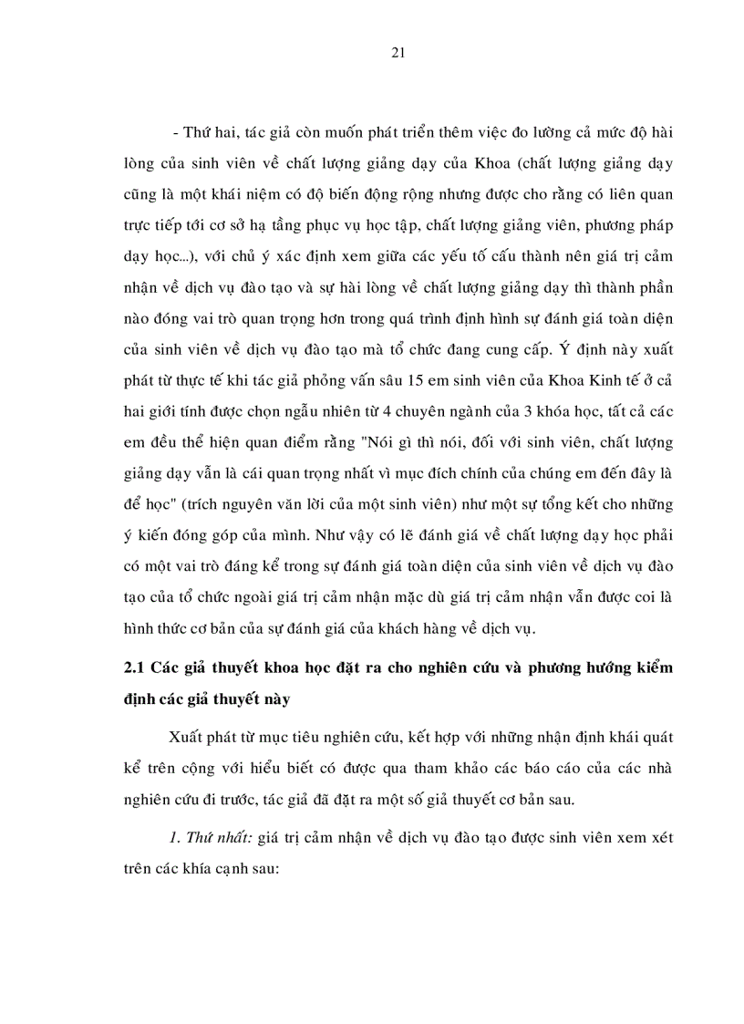 image for page Cảm nhận của sinh sinh về chất lượng dịch vu đào tạo của khoa kinh tế Trường ĐH Thủy Sản