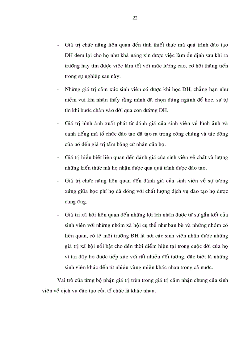 image for page Cảm nhận của sinh sinh về chất lượng dịch vu đào tạo của khoa kinh tế Trường ĐH Thủy Sản