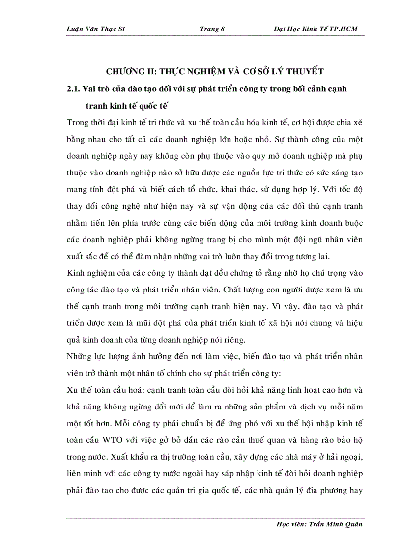 image for page Hoạch định chương trình đào tạo và phát triển kỹ năng nghề nghiệp cho nhân viên vận hành các dây chuyền sản xuất tại công ty liên doanh Lever Việt Nam