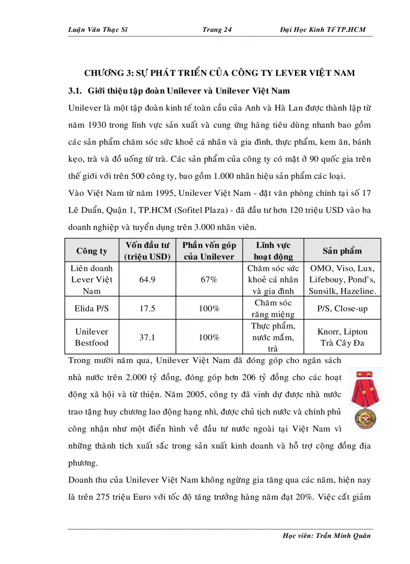 image for page Hoạch định chương trình đào tạo và phát triển kỹ năng nghề nghiệp cho nhân viên vận hành các dây chuyền sản xuất tại công ty liên doanh Lever Việt Nam