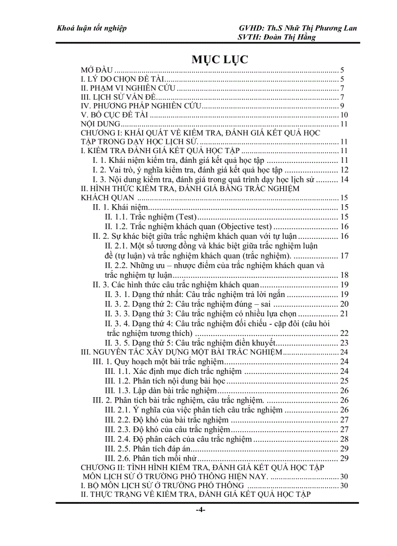 image for page Biên soạn và sử dụng hệ thống câu trắc nghiệm khách quan môn lịch sử nhằm góp phần nâng cao hiệu quả kiểm tra đánh giá trong dạy học lịch sử ở trường phổ thông