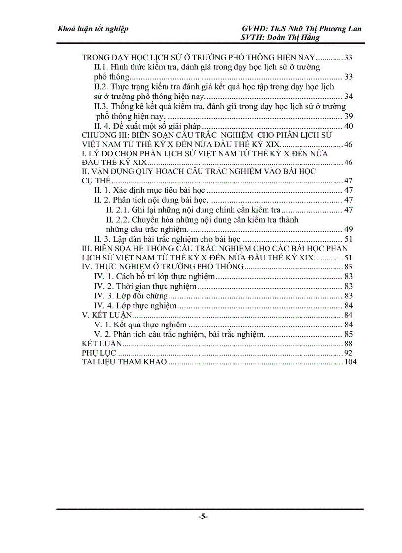 image for page Biên soạn và sử dụng hệ thống câu trắc nghiệm khách quan môn lịch sử nhằm góp phần nâng cao hiệu quả kiểm tra đánh giá trong dạy học lịch sử ở trường phổ thông