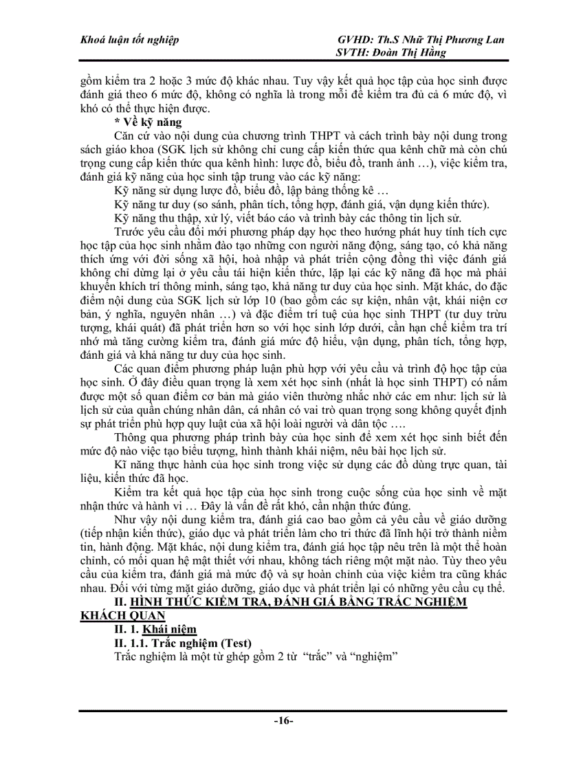 image for page Biên soạn và sử dụng hệ thống câu trắc nghiệm khách quan môn lịch sử nhằm góp phần nâng cao hiệu quả kiểm tra đánh giá trong dạy học lịch sử ở trường phổ thông
