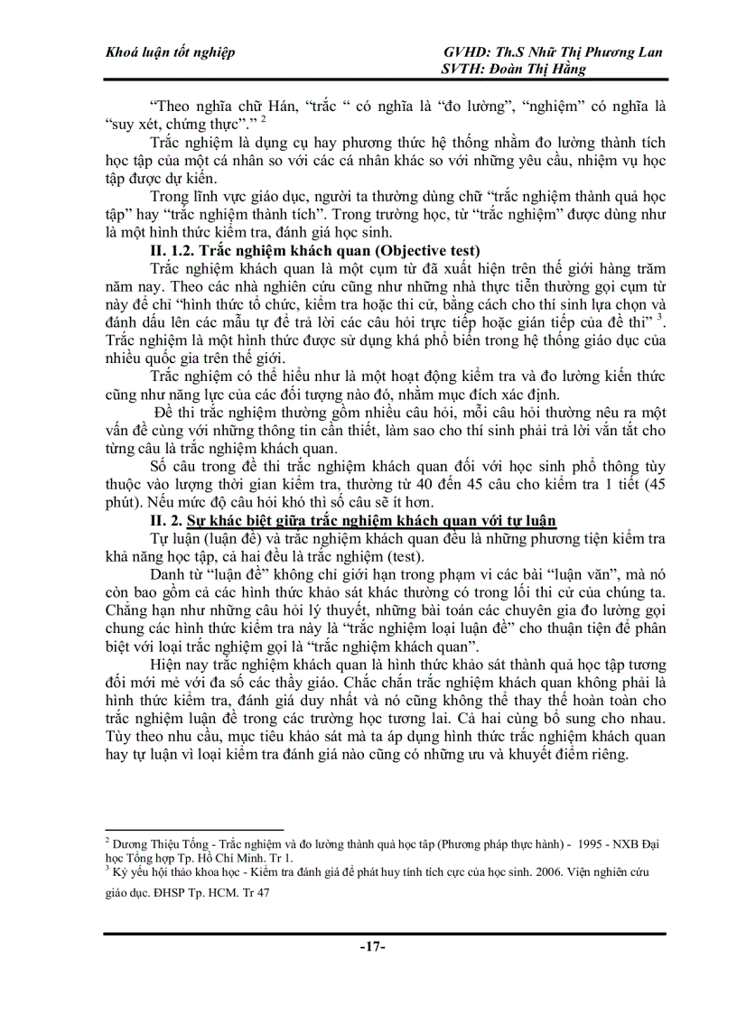 image for page Biên soạn và sử dụng hệ thống câu trắc nghiệm khách quan môn lịch sử nhằm góp phần nâng cao hiệu quả kiểm tra đánh giá trong dạy học lịch sử ở trường phổ thông