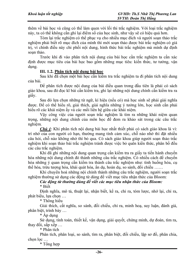 image for page Biên soạn và sử dụng hệ thống câu trắc nghiệm khách quan môn lịch sử nhằm góp phần nâng cao hiệu quả kiểm tra đánh giá trong dạy học lịch sử ở trường phổ thông