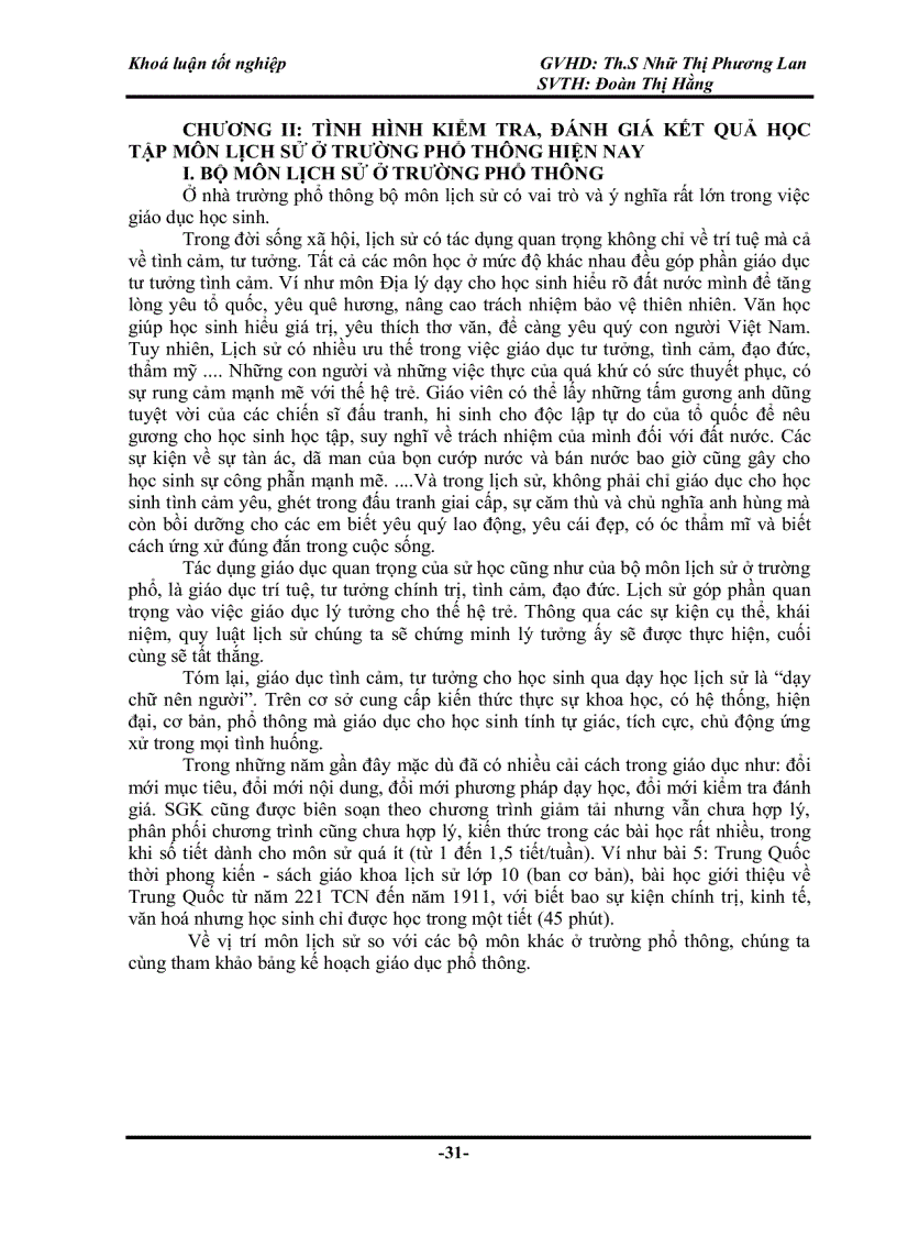 image for page Biên soạn và sử dụng hệ thống câu trắc nghiệm khách quan môn lịch sử nhằm góp phần nâng cao hiệu quả kiểm tra đánh giá trong dạy học lịch sử ở trường phổ thông