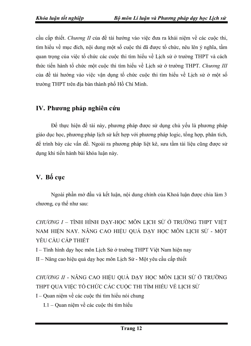 image for page Nâng cao hiệu quả dạy học bộ môn Lịch sử ở trường THPT qua việc tổ chức các cuộc thi tìm hiểu về lịch sử